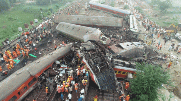 Kecelakaan Kereta di Odisha India Tewaskan hingga 288 Orang, Kecelakaan Kedua Paling Mematikan