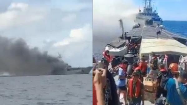 Kapal Perang Indonesia Terbakar di Tengah Laut, Semua Personel TNI Selamat