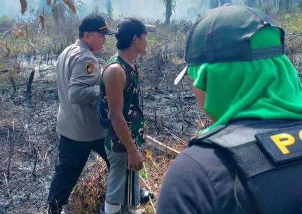 Bermula dari Munculnya Asap Tebal, Polres Muratara Ringkus Pelaku Pembakar Lahan