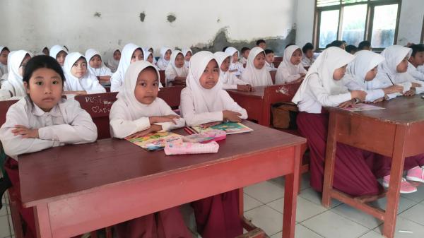 Ribuan Murid SD di Kecamatan Cibeber Cianjur Ikuti Penilaian Akhir Tahun
