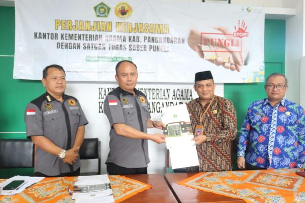 Kemenag Kabupaten Pangandaran Jalin Kerjasama dengan Tim Saber Pungli