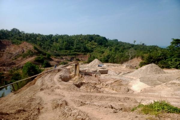 Tak Berizin! Tambang Pasir PT TJM Disidak Ditreskrimsus Polda Banten, Beberapa Pegawai Diperiksa