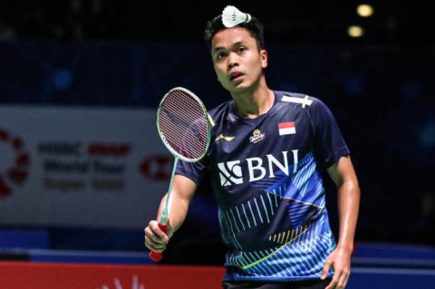Usai Kalahkan Wakil China , Anthony Ginting Melaju ke Semifinal Singapore Open 2023
