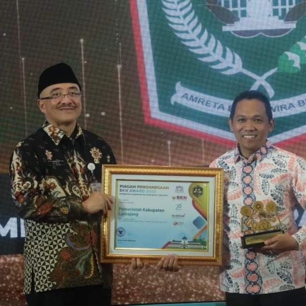 Hore! Kabupaten Lumajang Sabet 2 Penghargaan BKN Award 2023