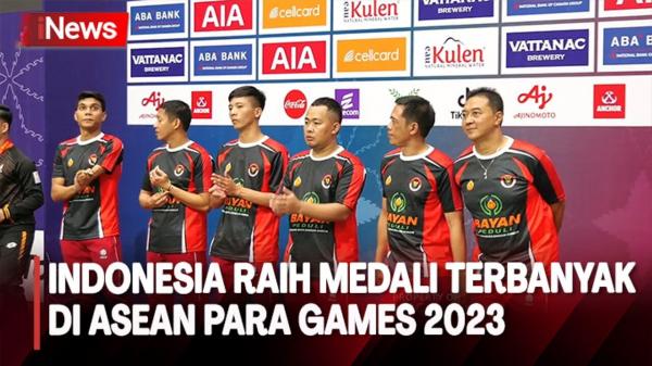 Mantap! Indonesia Raih Juara Umum ASEAN Para Games 2023 di Kamboja