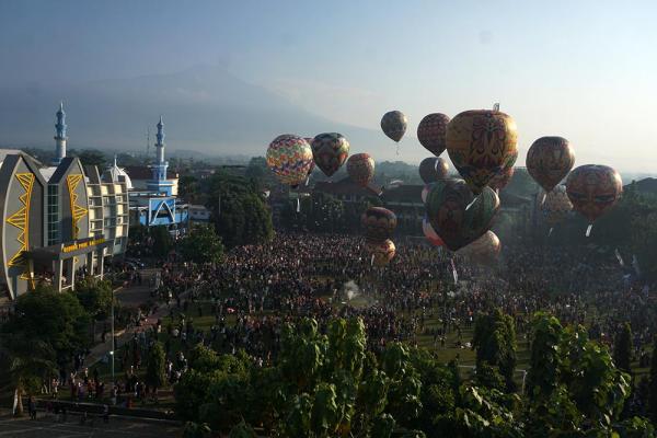 Besok Minggu, Festival Balon Udara Digelar Barengan Kentongan di UMP