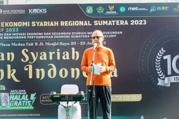 Bank Indonesia Launching FESYAR Sumut 2023 untuk Percepatan Perekonomian Syariah