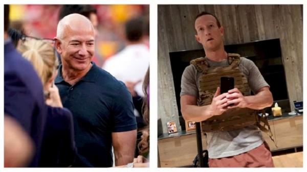 Saat Orang Kaya Banget Mark Zuckerberg dan Jeff Bezos Lebih Suka Pamer Otot daripada Saldo Rekening