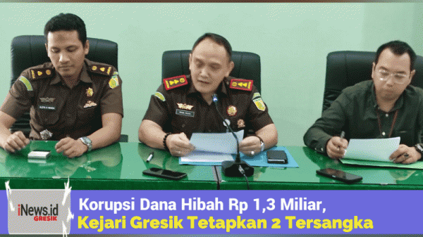 Korupsi Dana Hibah Rp 1,3 Miliar, Kejari Gresik Tetapkan 2 Tersangka