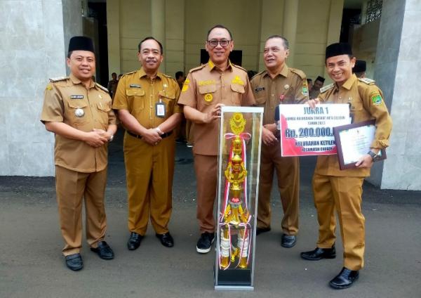 Kelurahan Ketileng Juarai Lomba Kelurahan Tingkat Kota Cilegon