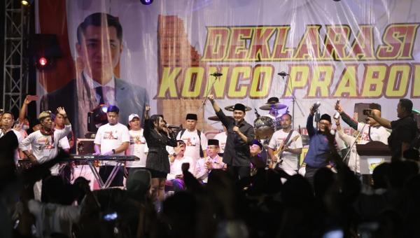 Deklarasi Relawan, Prabowo Sebut Bertekad Teruskan Keberhasilan Presiden Jokowi