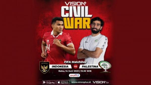 Cara Nonton Timnas Indonesia vs Palestina Laga FIFA Matchday di HP