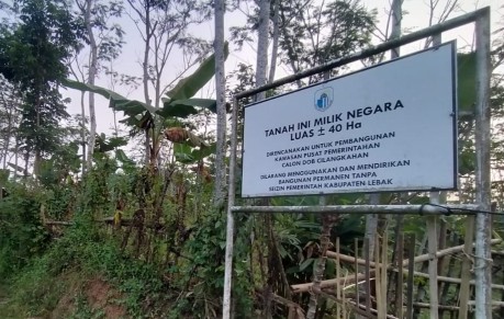 Terbengkalai! 40 Hektare Lahan Calon Ibukota Cilangkahan Ditumbuhi Semak Belukar