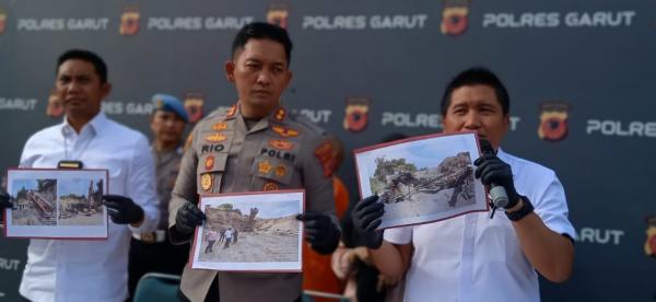 3 Tahun Beroperasi, Tambang Pasir Ilegal di Banyuresmi Garut Hasilkan Keuntungan Miliaran Rupiah