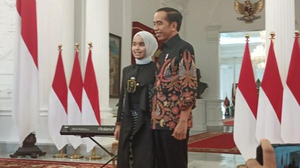 Ini Momen Ketika Putri Ariani Bertemu Presiden Jokowi di Istana