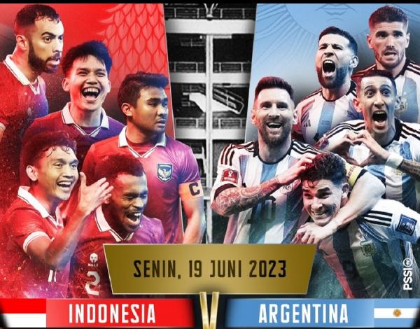 Berikut Link Resmi Pertandingan FIFA Matchday Timnas Indonesia vs Argentina