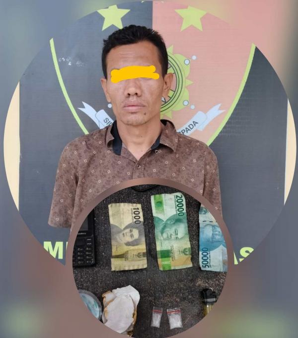 Dikibusi, Seorang Nelayan Medang Deras Pemilik 2 Paket Sabu Diciduk Polisi