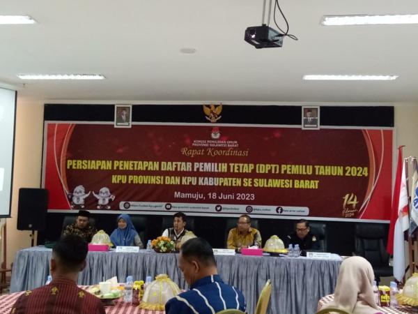 TPS Khusus Untuk Warga Binaan, Kemenkumham dan KPU Sulbar Gelar Rakor Bersama
