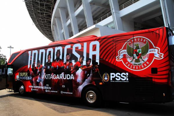 PSSI Resmi Luncurkan Bus Baru Jelang Pertandingan Indonesia Vs Argentina