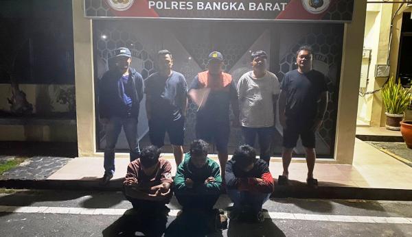 Satreskrim Polres Bangka Barat Akhirnya Tangkap 3 DPO Kasus Pengeroyokan Remaja di Simpang Teritip