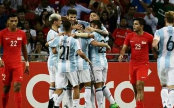 Argentina Susah Payah Tembus Pertahanan Indonesia, Skor 1-0 Babak Pertama