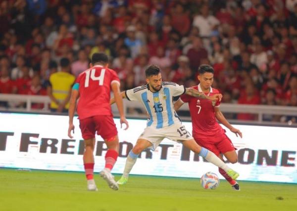 Hasil Indonesia vs Argentina: Skuad Garuda Kalah 0-2