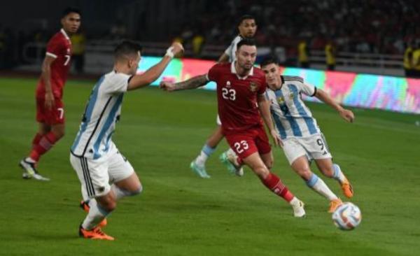 Timnas Indonesia Takluk kepada Argentina di FIFA Matchday Juni 2023 Telan Kekalahan 0-2