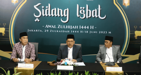 Hasil Sidang Isbat Diumumkan, Lebaran Idul Adha 2023 Jatuh pada 29 Juni