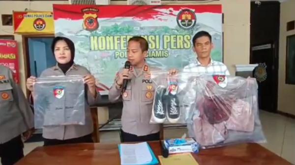 Penggorok Leher Siswi SMK Ciamis Ditangkap, Polisi Beberkan Fakta dan Barang Bukti