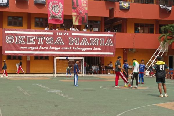 Terinspirasi Indonesia vs Argentina, SMK Ketintang Gelar Lomba Futsal antar Kelas, Begini Serunya