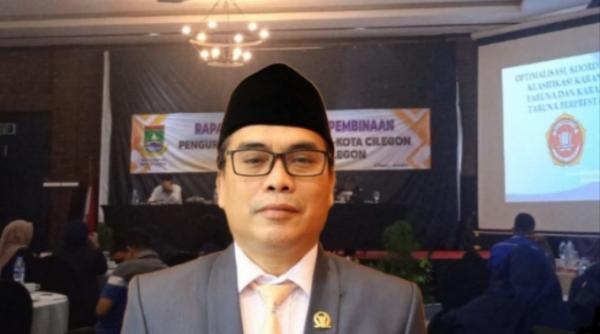 Hasbi Sidik Wakil Ketua DPRD Kota Cilegon Hadiri Rapat Koordinasi dan Pembinaan Kepemudaan