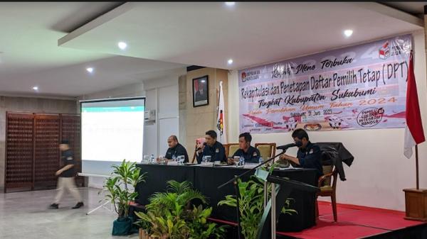 Penetapan DPT 2024 oleh KPU Kabupaten Sukabumi Ditunda Ternyata Ini Penyebabnya