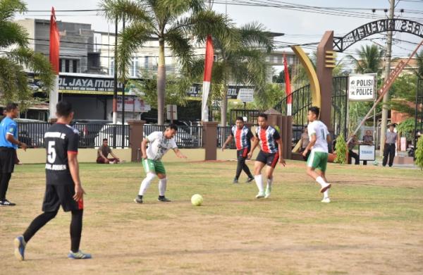 Polres Bireuen Gelar Turnamen Futsal Hari Bhayangkara Ke 77
