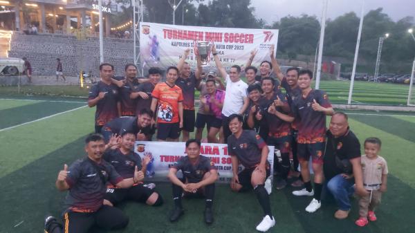 Tim Sepak Bola Remas FC Juarai Turnamen Mini Soccer Kapolres Tasikmalaya Kota Cup 2023