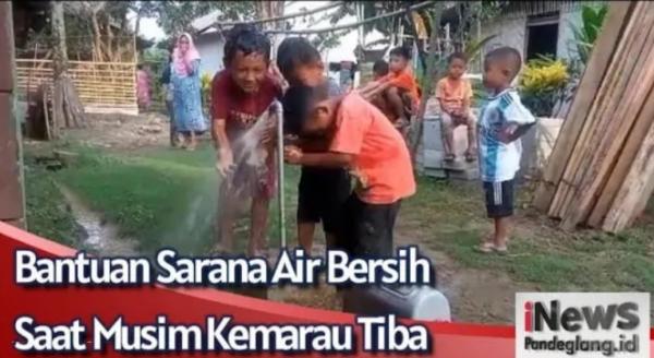 SPAM Selesai Dibangun, Warga Pandeglang Antusias Mendapatkan Bantuan Sarana Air Bersih