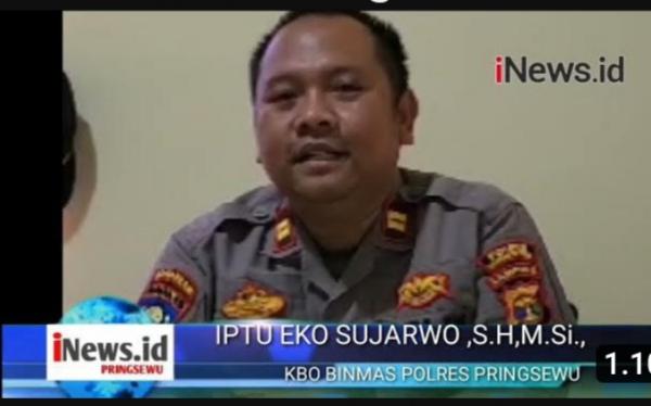 Video Ucapan IPTU Eko Sujarwo HUT iNewsPringsewu ke 1