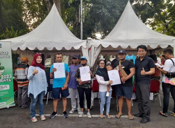 Buka di Taman Bungkul, DPMPTSP Surabaya Siap Beri Pelayanan Izin Usaha