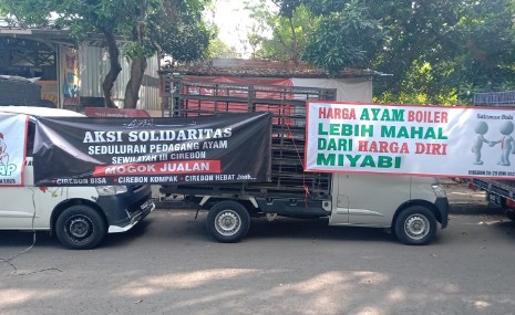 Demo Pedagang Ayam di Cirebon Mogok Jualan di Sejumlah Pasar, Ini Penyebabnya