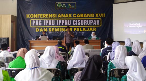 PAC IPNU IPPNU Cisurupan Gelar Seminar Pelajar, Bahas Literasi Digital dan Cyber Security