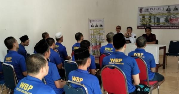 LBH Prasasti Berikan Bantuan Hukum Gratis kepada Puluhan Tahanan di Rutan Jambe