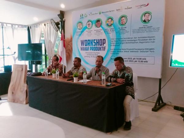 Tingkatkan Literasi Wakaf, ISMI, De’ Durian Park dan Forjukafi Gelar Workshop Wakaf Produktif