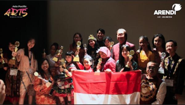 Belasan Anak Muda Indonesia Borong Emas di Asia Performing Art Festival 2023 Bangkok