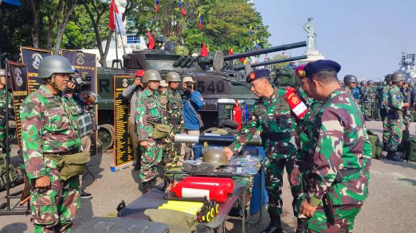Ukur Kesiapsiagaan Pasukan dan Alutsista , TNI  AL Gelar Pasukan Latihan Armada Jaya XLI TA. 2023