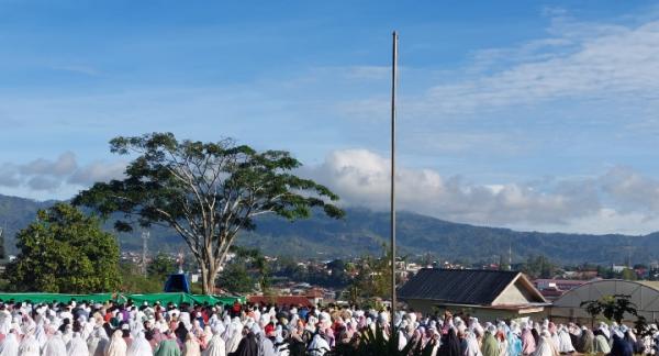 Ratusan Jamaah Muhammadiyah Kota Takengon Laksanakan Shalat Hari Raya Idul Adha 1444 Hijriah