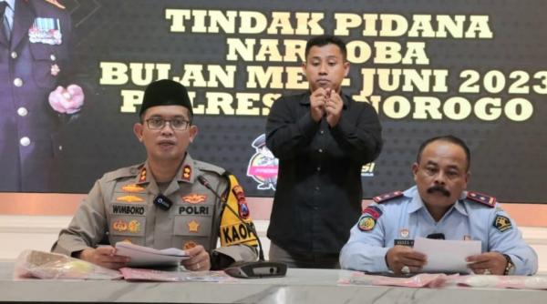 Polres Ponorogo Gagalkan Penyelundupan Sabu ke Dalam Rutan