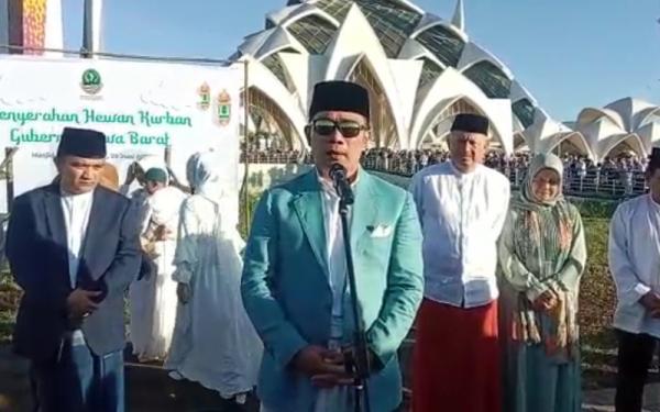 Idul Adha Terakhir sebagai Gubernur Jabar, Ridwan Kamil Pamit