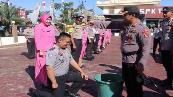 15 Perwira dan Bintara Polri Polres TTS Naik Pangkat Jelang HUT Bhayangkara