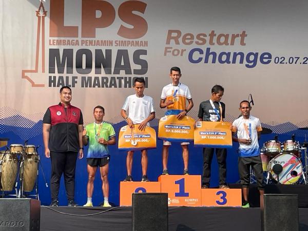 LPS Monas Half Marathon 2023: Ribuan Pelari Hingga Atlet Nasional Nikmati Jakarta dengan Berlari