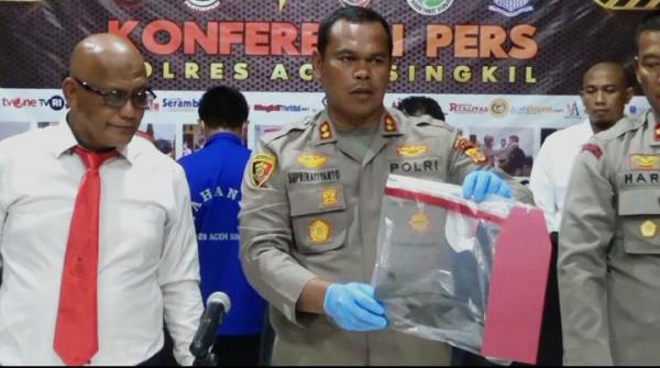Polisi Aceh Singkil Bekuk DPO Pelaku Penganiayaan Yang Menyebabkan Kematian