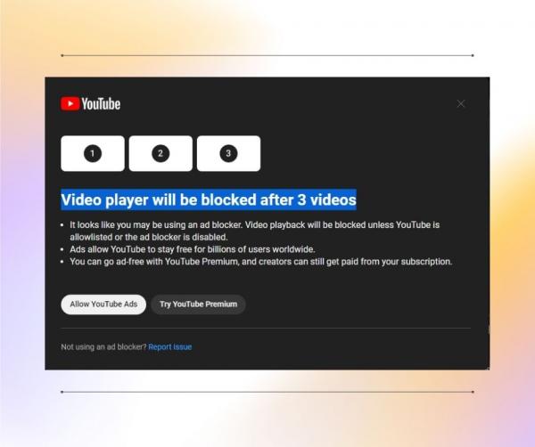 Hati-hati! YouTube Bakal Blok Pengguna Ad Blocker